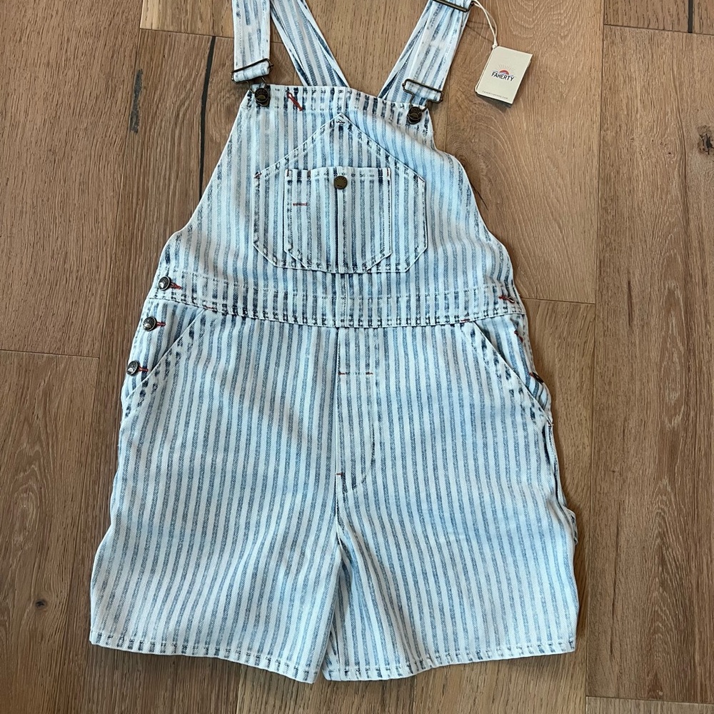 Fahrety Women’s Striped Shorteralls